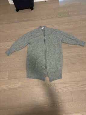 Hm Long grey cardigan